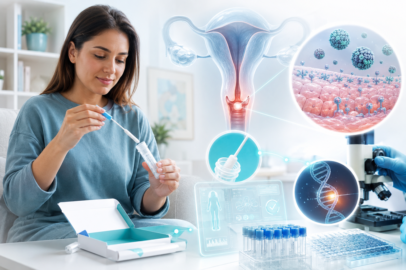 الفحص الذاتي لفيروس الورم الحليمي البشري (HPV): خطوة ثورية في الكشف المبكر عن سرطان عنق الرحم