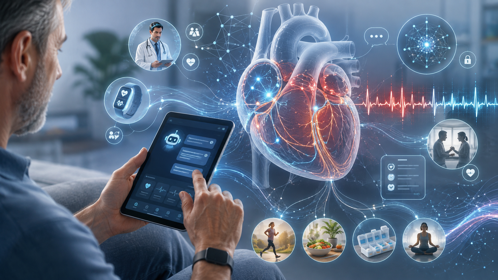 الذكاء الاصطناعي والرجفان الأذيني: دراسة CHAT-AF-S تبشر بمستقبل إدارة صحية متطورة
